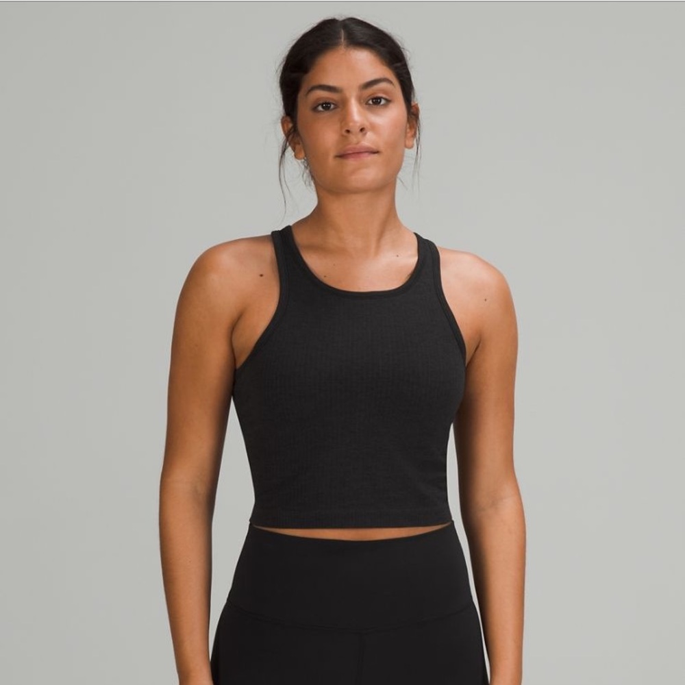 Ebb to street cropped racerback tank